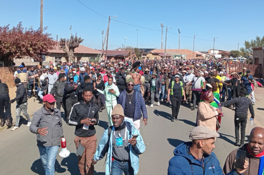 benoni anti-immigration march