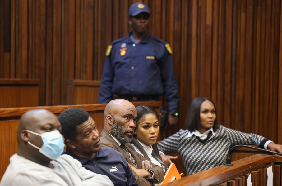 Vusimuzi “Cat” Matlala and his co-accused. Sharon Seretlo/Gallo Images