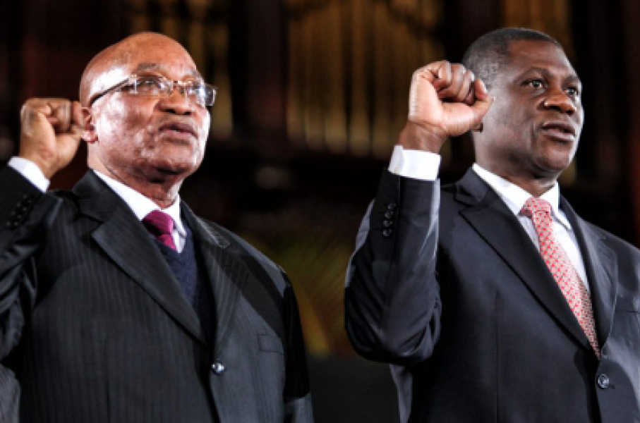 Jacob Zuma and Paul Mashatile