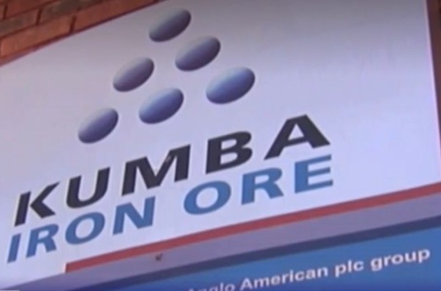 Shares in Kumba Iron Ore have risen despite its results showing a whopping fall in its profits.