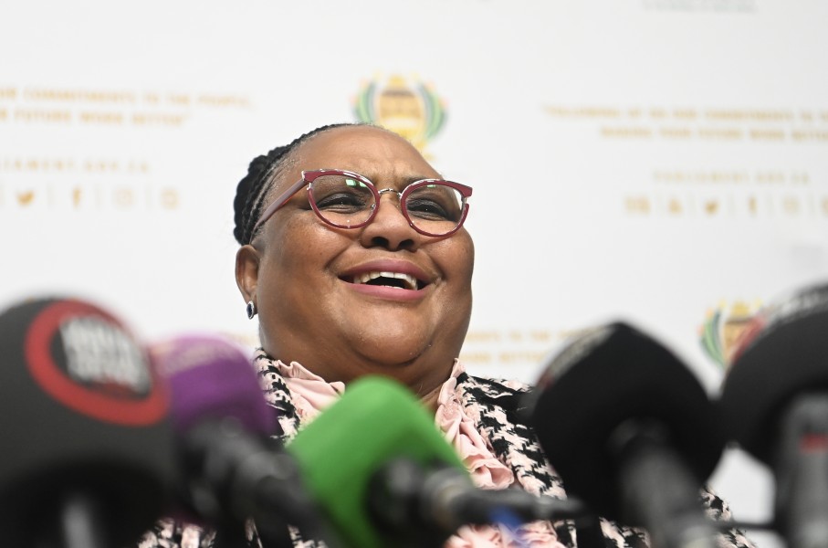 National Assembly Speaker Ms Thoko Didiza survives EFF motion of no confidence. (Photo by Gallo Images/Die Burger/Jaco Marais)