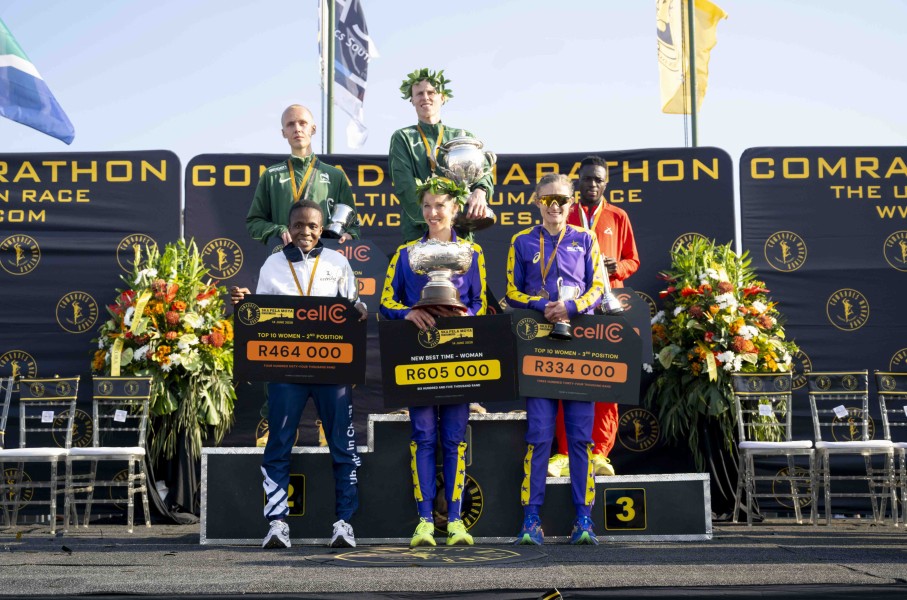 Comrades Marathon 2026 winners. Gerhard Duraan/Gallo Images