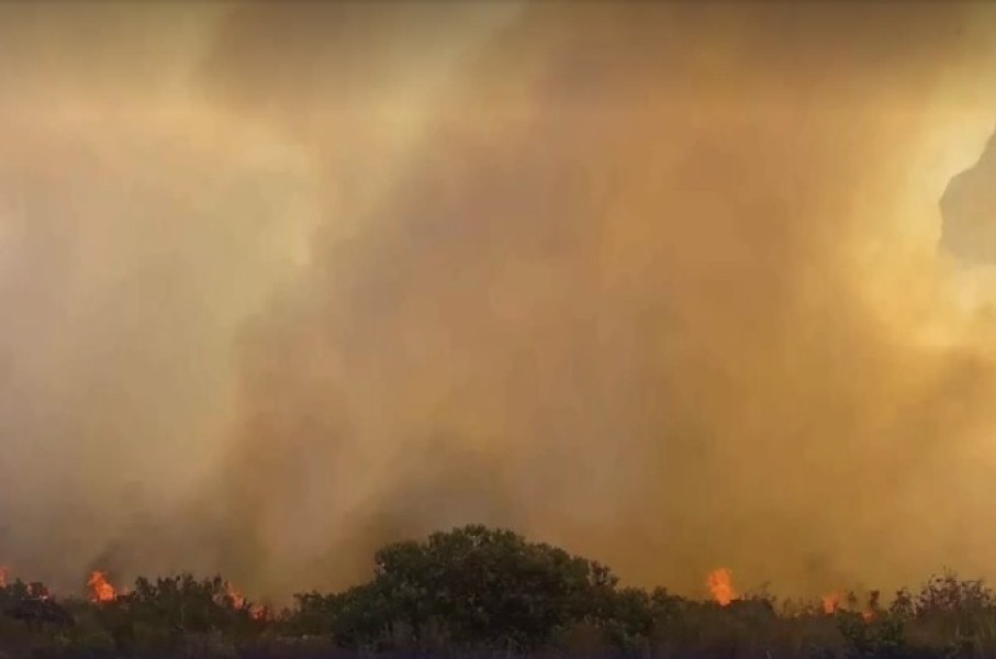 Table Mountain fire