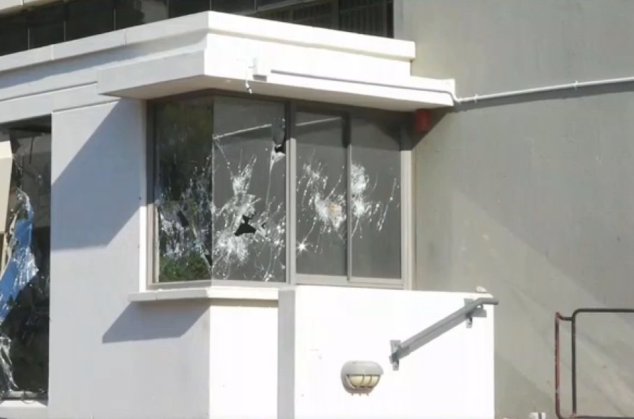 A security booth at the CPUT campus.