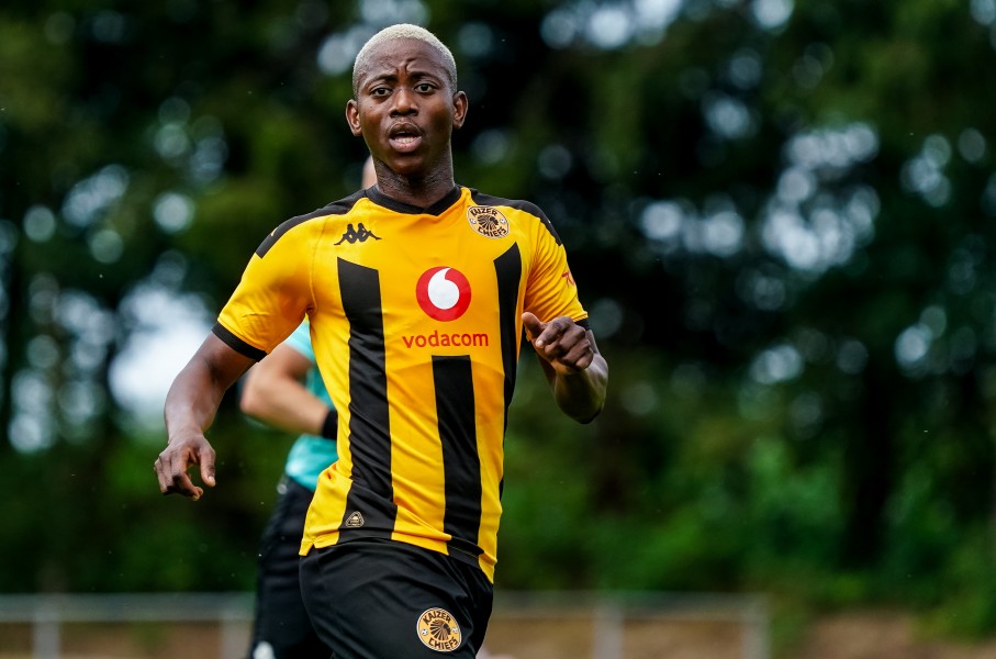  Kaizer Chiefs player Thabo Cele looks on during the Pre-Season Friendly match between FC Utrecht and Kaizer Chiefs at Sportpark De Westeneng on July 11, 2025 in Garderen, Netherlands. (Photo by Rene Nijhuis/MB Media/Getty Images)