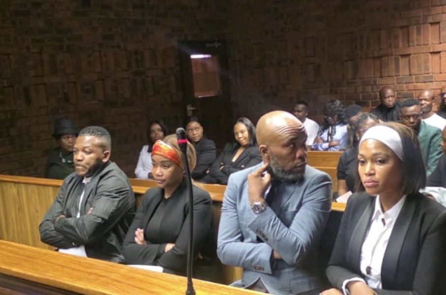 Vusimuzi “Cat” Matlala and his co-accused. eNCA