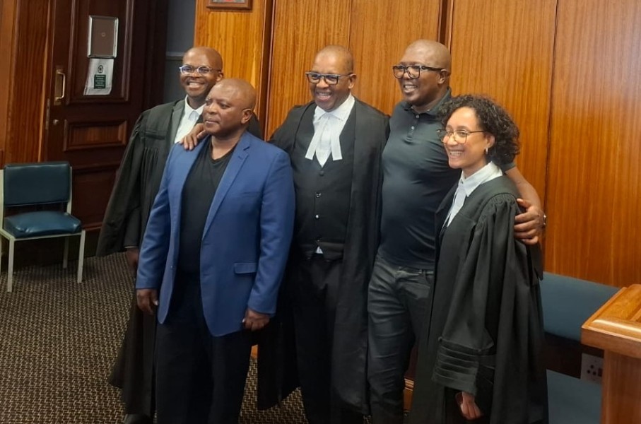 Biko family members and legal representatives. eNCA/Ronald Masinda