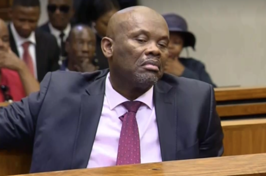 Former police deputy commissioner Shadrack Sibiya at the Randburg Magistrate's Court 