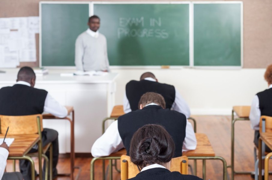 File: A teacher supervising an exam. Gallo Images/BFG Images