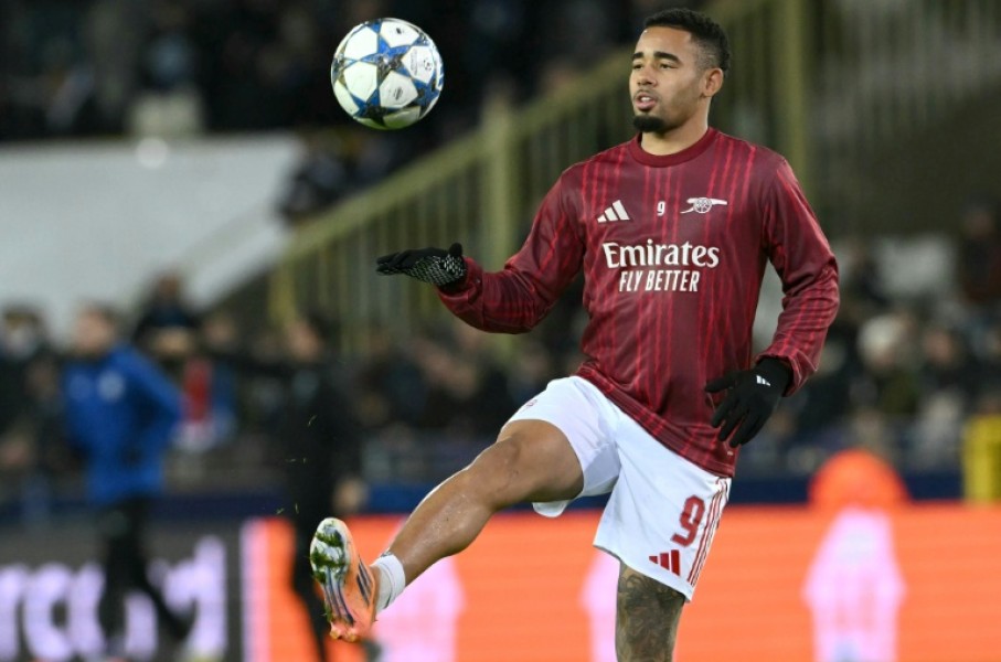 Arsenal forward Gabriel Jesus was out of action for 11 months