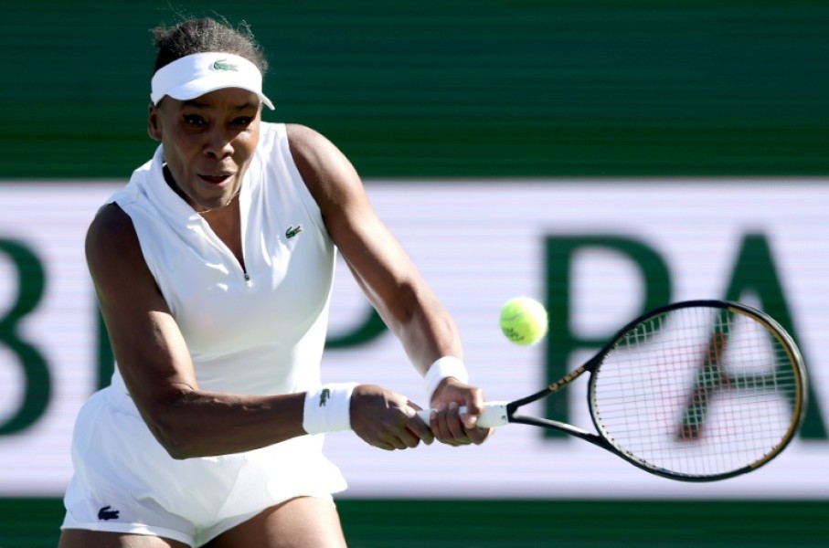 First-round exit: American Venus Williams loses to French qualifier Diane Parry in her opening match at Indian Wells