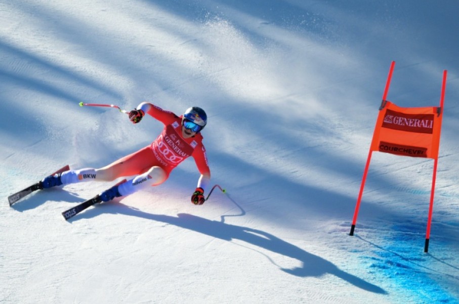 Switzerland's Marco Odermatt and his rivals for the super-G will have to wait until Sunday after heavy snow at Courchevel