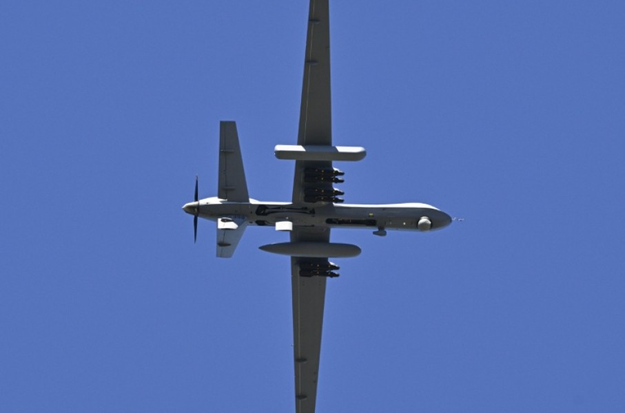 A US military MQ-9 Reaper drone, the type being used in Nigeria, according to the country's army