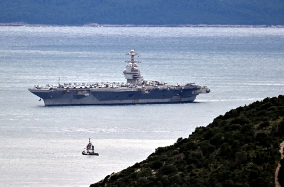 The world's largest aircraft carrier USS Gerald R. Ford, has headed to Croatia for repairs, but ythe US is building up other forces in the Middle East, threatening Iran
