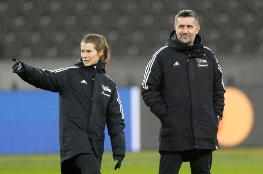 Marie-Louise Eta (left) takes over at Union Berlin and becomes the first female manager of a men's side in a top-five European league
