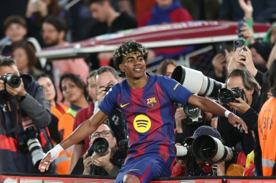 Barcelona's teenage star Lamine Yamal said he was taking inspiration from LeBron James and Neymar for the second leg against Atletico