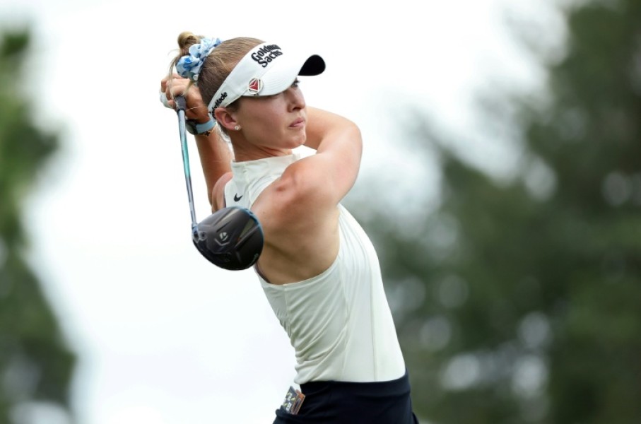 World number two Nelly Korda of the United States fired a seven-under par 65 to seize the lead after the first round at the LPGA Chevron Championship