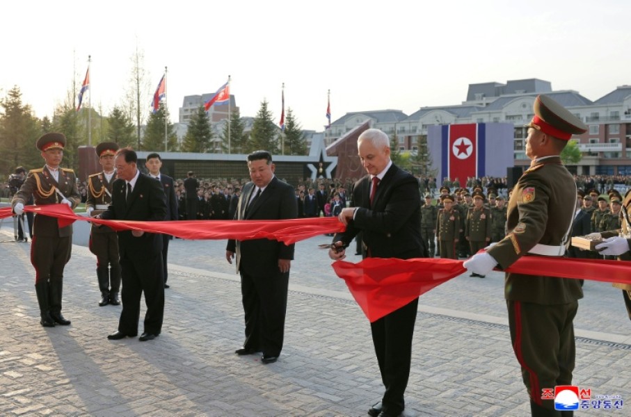 The opening of the memorial coincides with the first anniversary of Moscow's recovery of parts of its Kursk region where Ukraine launched a counteroffensive in mid-2024