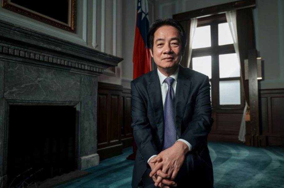 Taiwanese President Lai Ching-te, pictured in February, said 'unexpected external forces' had forced the suspension of his previously planned trip to Eswatini