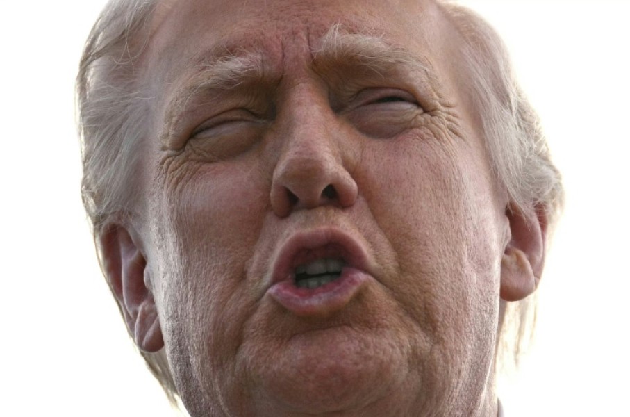 President Donald Trump says the United States will guide ships out of the blocked Strait of Hormuz