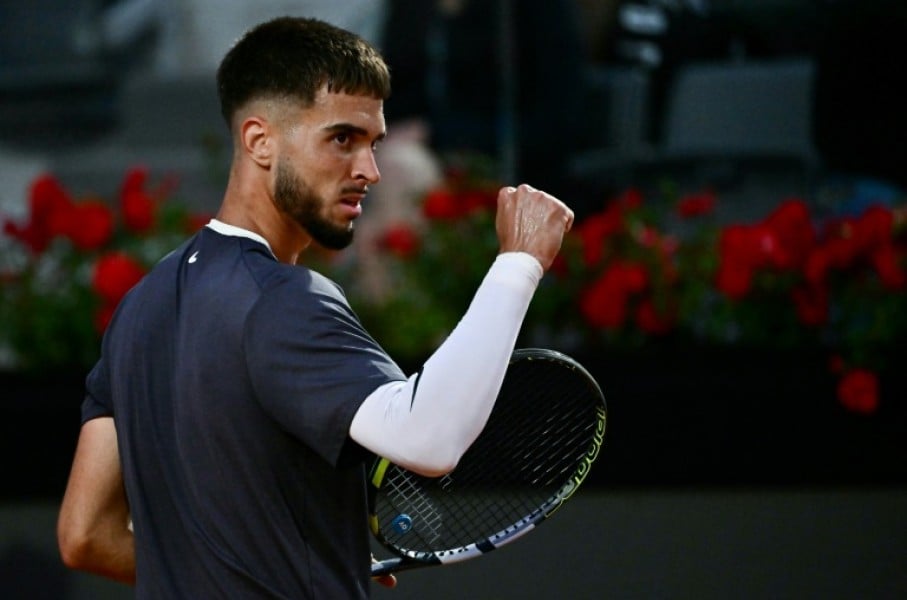 Dino Prizmic reached the last 16 of the Italian Open on Sunday