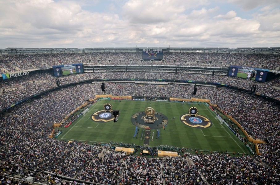 The MetLife Stadium in East Rutherford, outside New York, which will host the 2026 World Cup final on July 19