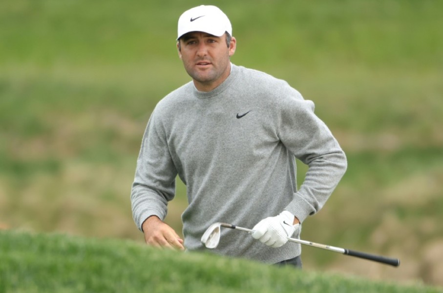 Top-ranked defending champion Scottie Scheffler said his three-under par 67 to seize a share of the 18-hole lead at the PGA Championship was his best start so far this season