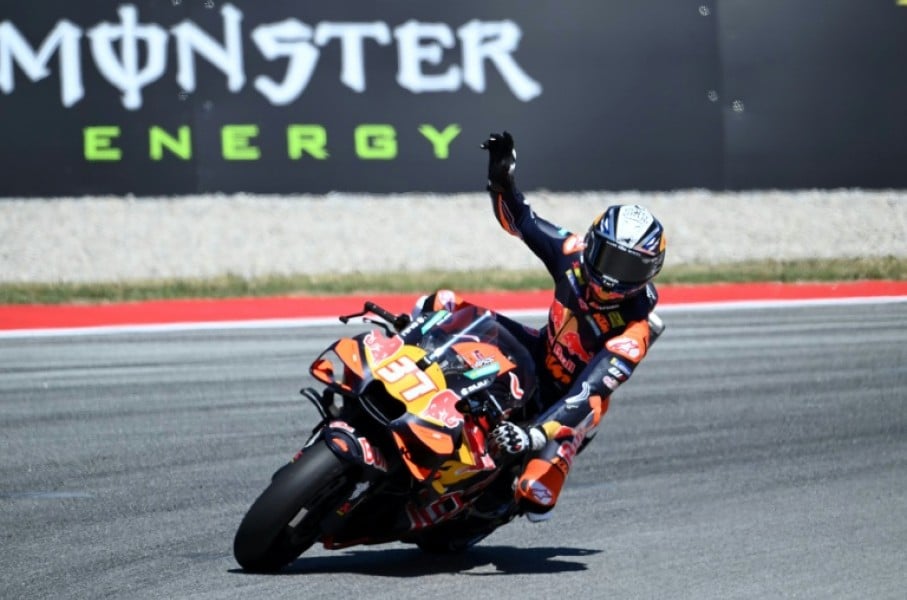 Pedro Acosta secured pole position in Catalunya Moto GP Grand Prix qualifying for the second time in his career