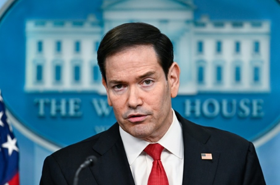 US Secretary of State Marco Rubio speaks at a White House briefing in May 2026