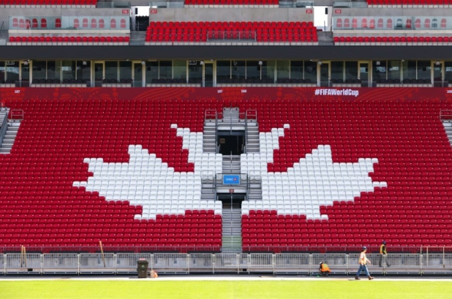 Six of the World Cup matches hosted in Canada will be played at the Toronto Stadium