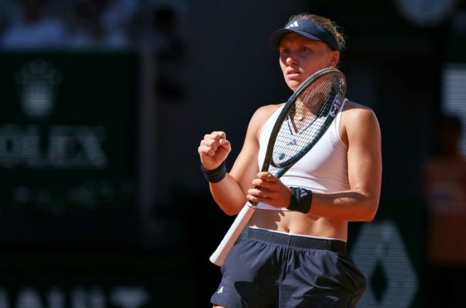 Ukraine's Yuliia Starodubtseva secured the biggest win of her career against Elena Rybakina