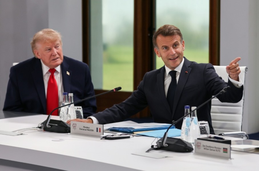 Trump has been at the centre of attention at the G7