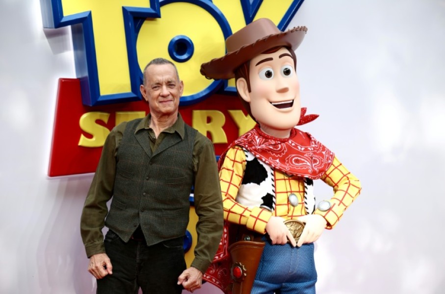 'Toy Story 5,' in which US actor Tom Hanks voices cartoon character Woody, had the year's best opening weekend so far, estimates showed