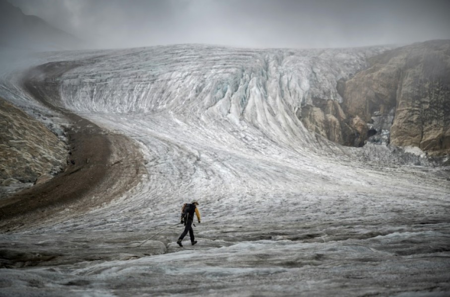 Switzerland's glaciers are taking a hammering from the European heatwave