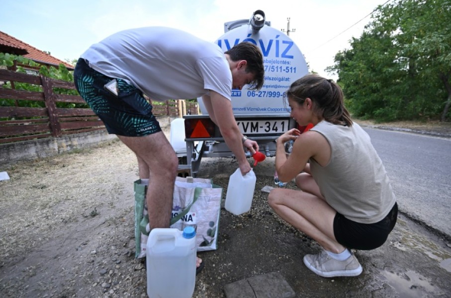 Residents are relying on water trucks delivering supplies