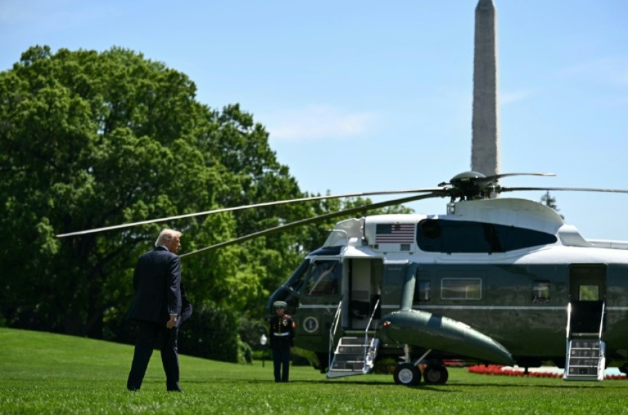 Trump said that adding a helipad will allow the new fleet of Marine One helicopters to safely land at the White House