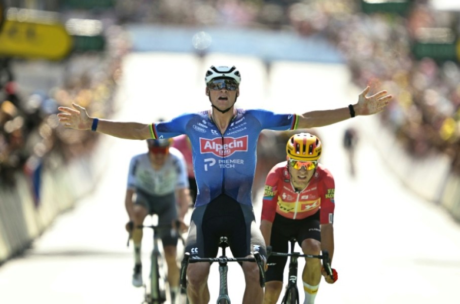 Former world champion Mathieu van der Poel previously won Tour de France stages in 2021 and 2025