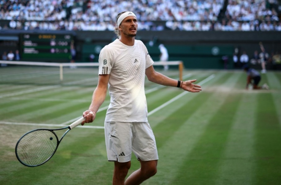 Germany's Alexander Zverev was beaten by Jannik Sinner in the Wimbledon final