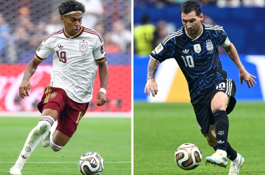 Stars collide: Lamine Yamal hopes to lead Spain to World Cup glory against Lionel Messi's Argentina