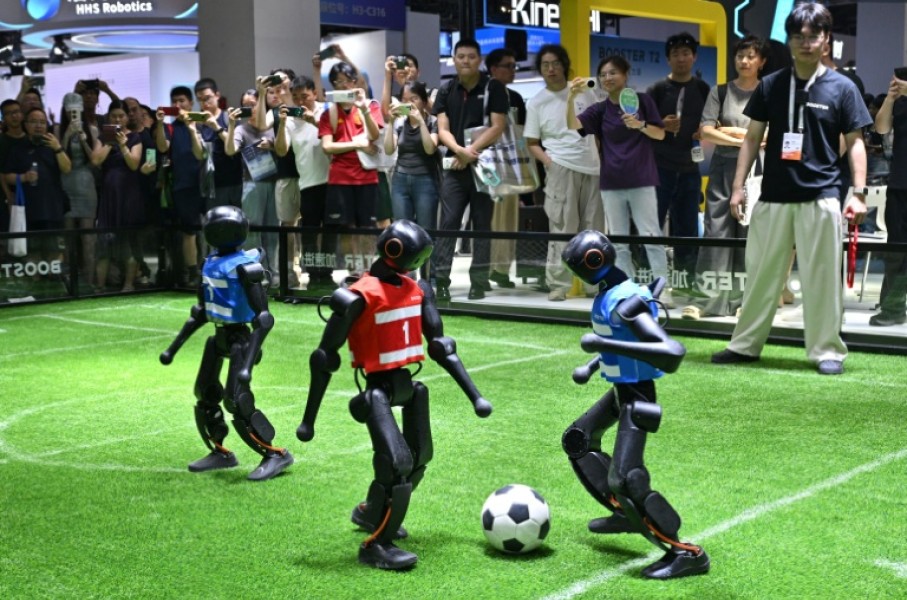 Humanoid robots, such as those produced by China's Booster Robotics, were banned from being imported to the United States after a White House task force concluded they posed security risks