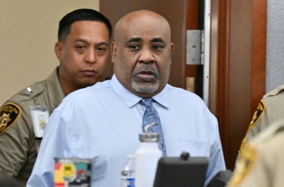 Duane 'Keffe D' Davis arrives at court in Las Vegas for the first day of jury selection in his murder trial related to the 1996 killing of rapper Tupac Shakur