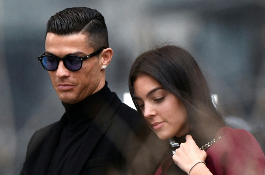 Cristiano Ronaldo and Georgina Rodriguez in Madrid on January 22, 2019