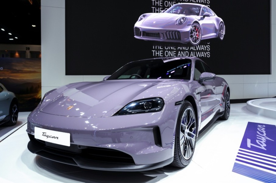 Sales of Porsche's electric Taycan have been sliding in recent years