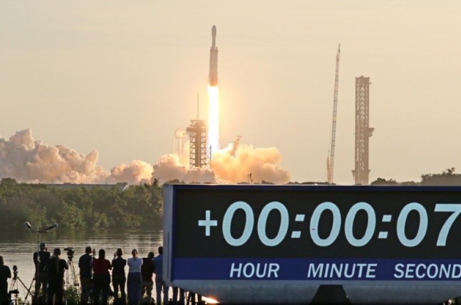 Standing over 12 meters (39 feet) tall, the state-of-the-art observatory launched from the Kennedy Space Center in Florida aboard a SpaceX Falcon Heavy rocket
