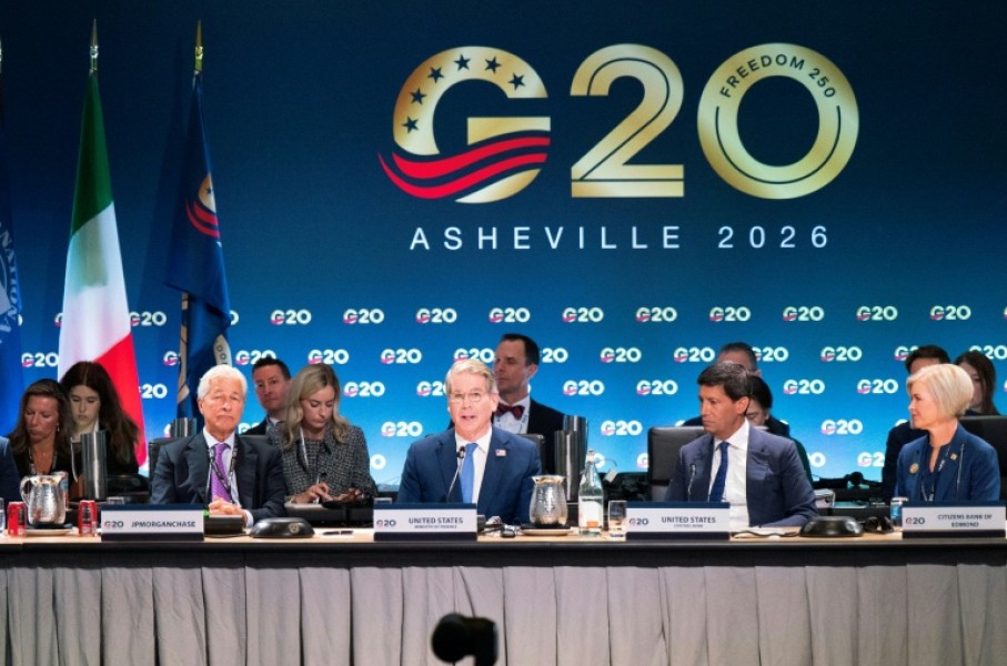 Finance ministers and central bank governors from the Group of 20 major economies are meeting for two days in Asheville, North Carolina