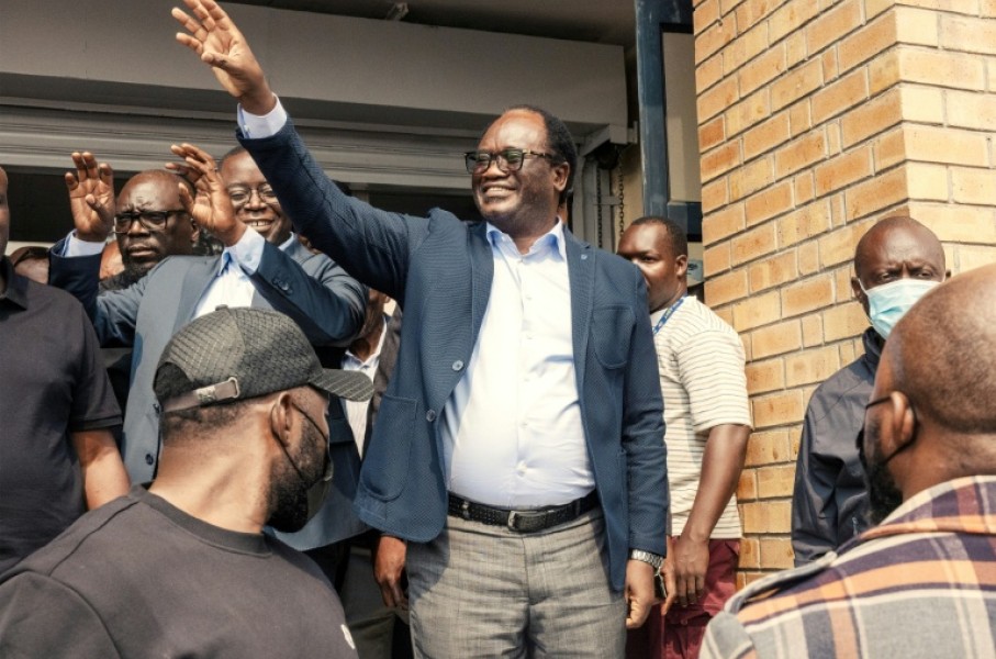 Brian Mundubile, presidential candidate for the opposition NRPUP coalition, has been charged with treason
