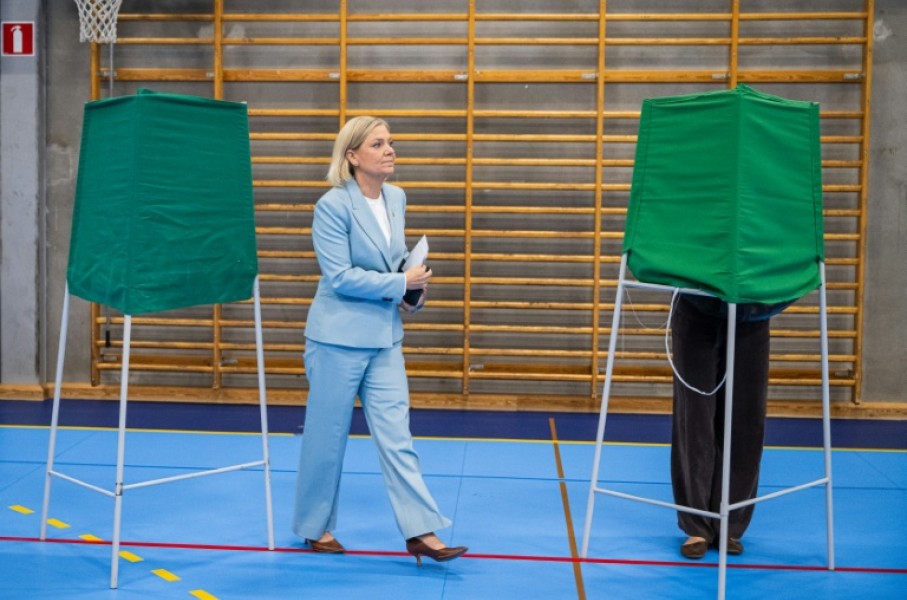 Left-wing opposition leader Magdalena Andersson is hoping to avoid a government backed by the far right