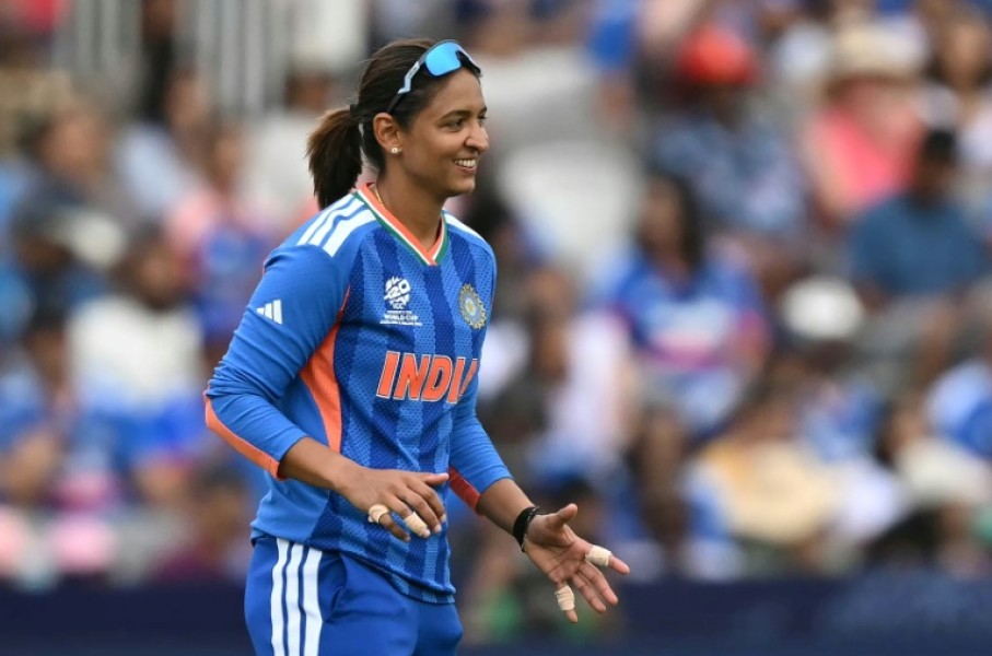 India's captain Harmanpreet Kaur; India hammered Sri Lanka by 72 runs in the T20 final in Dubai