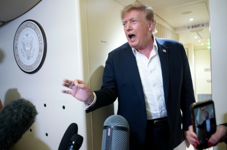 US President Donald Trump signed an executive order in March 2026 seeking to restrict mail-in voting -- ahead of midterm elections in November Trump is returning from Ireland where he attended the Irish Open golf tournament at his family's course in Doonbeg over the weekend.