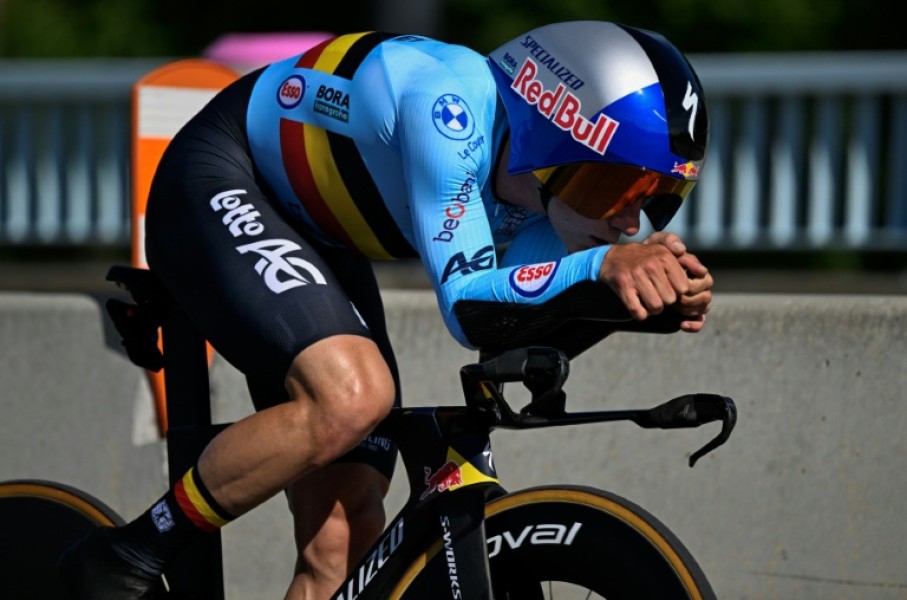 Belgium's Remco Evenepoel has not lost a time-trial since the 2025 Tour de France
